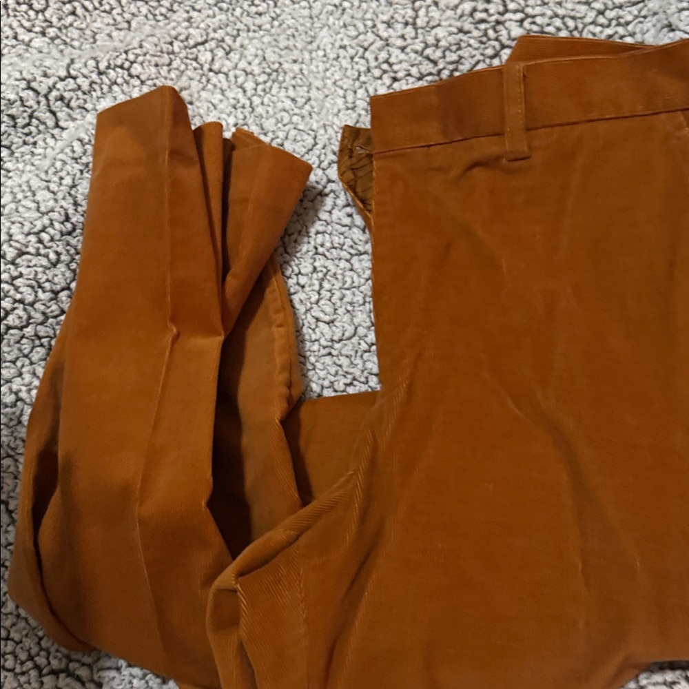 Sean John Burnt Orange Corduroy Trousers